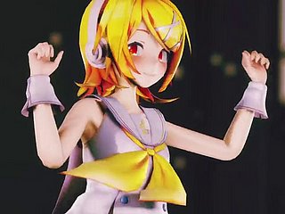 Rin dance + effeuillage progressif (3D HENTAI)